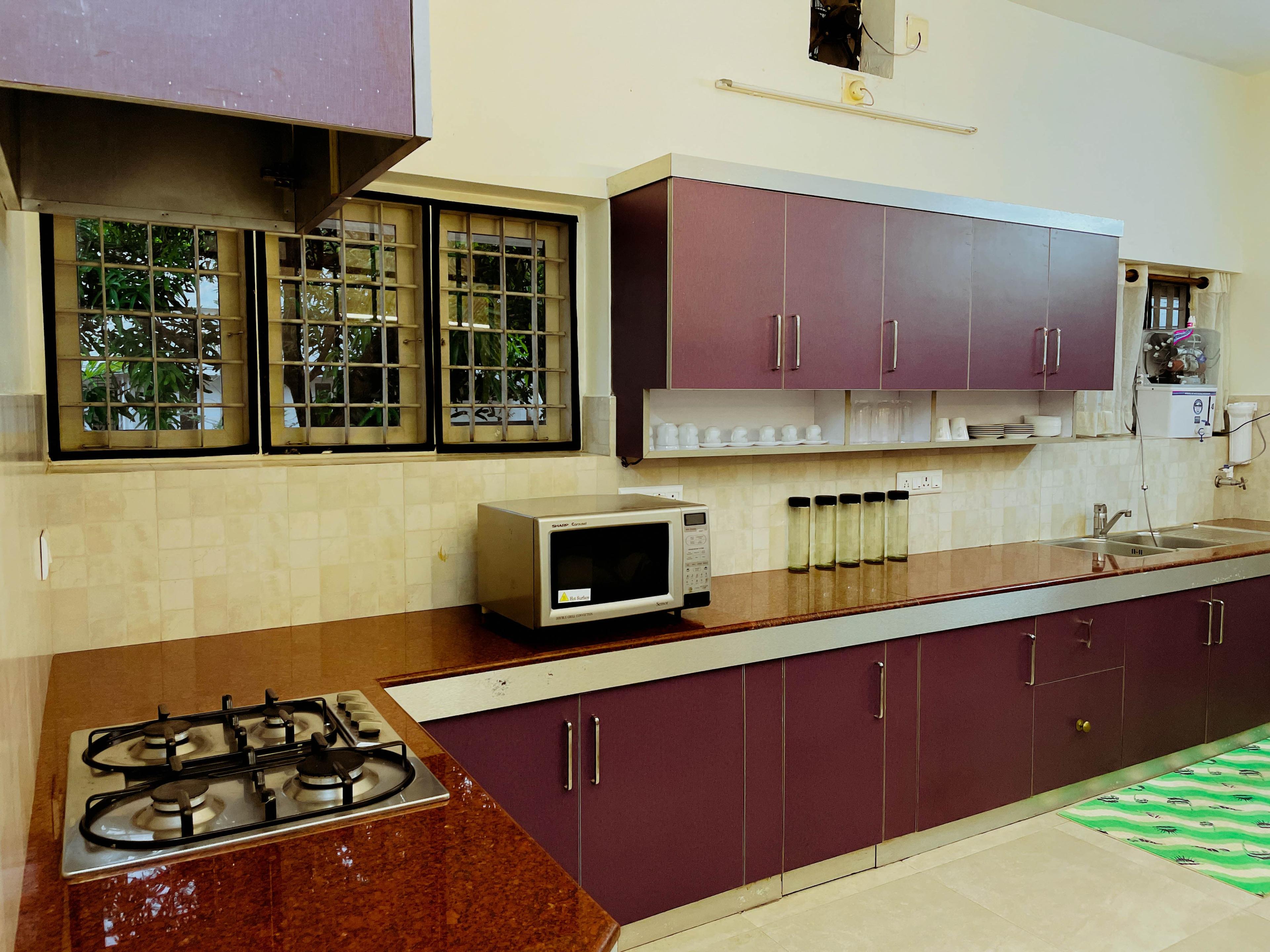 Fully-Equipped Modern Kitchen