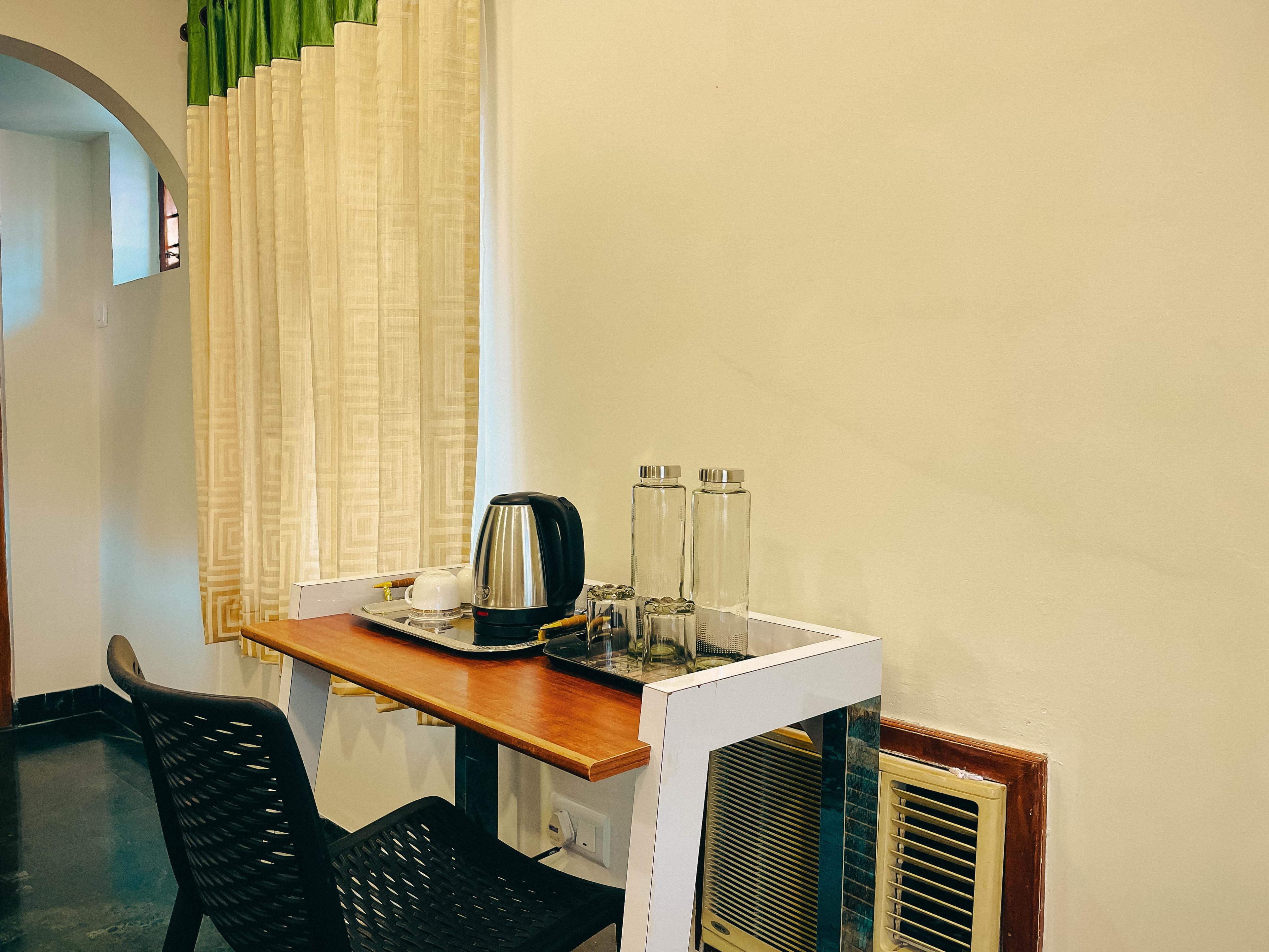 Garden view from Upavan Villa, a serene Aluva homestay